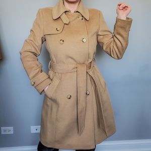 Ralph Lauren wool blend coat - camel